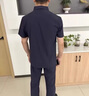 寶財(cái)羊爸爸套裝夏季短袖t恤男冰絲polo衫運(yùn)動(dòng)中老年人上衣服父親節(jié)禮物 曬單實(shí)拍圖