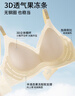 都市麗人10A抗菌運(yùn)動(dòng)內(nèi)衣女涼感冰絲文胸?zé)o痕夏季超薄款聚攏胸罩粉底液膚 曬單實(shí)拍圖