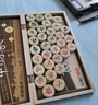得力（deli）折疊實(shí)木象棋升級款木連盤(pán)實(shí)木中國象學(xué)生開(kāi)學(xué)禮物套裝 曬單實(shí)拍圖