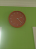 宜家（IKEA）BONDIS邦迪斯掛鐘石英鐘客廳掛鐘網(wǎng)紅鐘表現(xiàn)代簡約時鐘 橙色38cm 曬單實(shí)拍圖