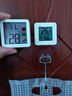 得力（deli）室內電子溫濕度計/表辦公家用壁掛桌面嬰兒房辦公用品兒童老人生日禮物 表情顯示LE523PRO 白 曬單實(shí)拍圖