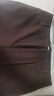 百圖betu女裝秋季新款休閑褲高腰煙管顯瘦卷邊小腳口西褲2309T67 深啡 L 曬單實(shí)拍圖