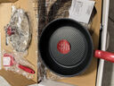 特福（Tefal）平底鍋家用牛排不粘煎鍋少油煙有鈦煎餅鍋電磁爐燃?xì)庠钔ㄓ?4cm 曬單實拍圖
