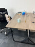 繁鵬辦公室辦公桌臺式工作臺電腦桌雙人位職員工位桌簡約現(xiàn)代寫字書桌 【雙人位】米蘭橡木色 120*120*72cm 曬單實拍圖