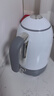 膳魔師（THERMOS）燒水壺電熱水壺國家補(bǔ)貼恒溫水壺電熱水瓶316L不銹鋼電壺?zé)匾惑w無縫內(nèi)膽泡茶煮開水壺大容量 1.7L 【一鍵恒溫】月光白 曬單實拍圖