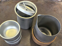 探險(xiǎn)者（TAN XIAN ZHE）戶外茶具鈦茶具鈦杯戶外茶具煮茶套裝便攜式旅行茶具露營(yíng)裝備全套 旅行茶具 泡茶|濾茶器+杯*3+包 曬單實(shí)拍圖
