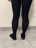 寶娜斯打底褲女加絨光腿神器秋冬棉豎條加厚保暖瘦腿光腿連褲襪 曬單實(shí)拍圖