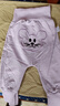 G.duck嬰兒純棉春秋大PP褲子男女寶寶高腰護肚褲幼兒屁屁褲透氣秋冬長(cháng)褲 紫色米老鼠春秋款 90 cm 曬單實(shí)拍圖