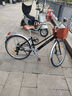 鳳凰（Phoenix）自行車(chē)通勤輕便成人男女老人日本禧瑪諾全套變速青少年學(xué)生代步車(chē) 禧瑪諾7速-黑色+不銹鋼車(chē)框 26寸【適合身高160-180CM】 曬單實(shí)拍圖