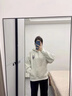 趣米樂卡通印花連帽衛(wèi)衣男春秋季寬松潮流美式上衣服情侶休閑打底衫外套 白灰色 XL 【建議120-140斤】 曬單實(shí)拍圖