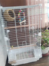 越瑞澤鳥籠鸚鵡專用鳥籠站桿鳥窩籠子虎皮玄鳳八哥鴿子畫眉中大型鳥籠 加高款曜石黑豪華鳥籠【7件套】 【長久耐用-雙層可住4-8只】 曬單實拍圖