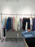 空夢(mèng)服裝店展示架落地式掛衣架女裝店衣服陳列貨架童裝不銹鋼服裝架 不銹鋼100*40*160cm 曬單實(shí)拍圖