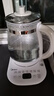 美的（Midea）養生壺1.5L全自動(dòng)玻璃恒溫養生燒水壺燉煮一體煮茶壺24h預約40-90℃11段控溫花茶燉湯熱奶多功能 0膠水+提壺記憶+防干燒 1.5L 食品級不銹鋼 【365天只換不修】 曬單實(shí)拍圖