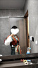 翊尚美漢服成人女2025新款全套原創(chuàng)唐褙子古風(fēng)國風(fēng)套裝女齊腰顯瘦八破裙 綠色【印花上衣+古風(fēng)裙+里衣】 L 【適合100-115斤】 曬單實拍圖