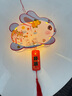 甜蜜點中秋節(jié)燈籠兒童手工diy兔子燈手提發(fā)光玉兔花燈幼兒園裝飾燈籠 曬單實拍圖
