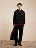 杰克·瓊斯（JACK&JONES）25年CNY聯(lián)名蛇年新年款潮流休閑褲長(cháng)褲子寬松束腳衛褲男紅色男褲 E40黑色 XL 185 曬單實(shí)拍圖