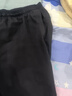 真維斯戶(hù)外運動(dòng)休閑褲男士夏季輕薄透氣冰絲速干寬松百搭純色七分褲 黑色  2XL 曬單實(shí)拍圖