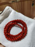 智初天然南紅手串川料保山柿子紅108多圈瑪瑙滿(mǎn)色滿(mǎn)肉原礦少裂雜手鏈 非優(yōu)化南紅6mm108顆（帶證書(shū)） 曬單實(shí)拍圖