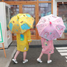 米波迪（Meebordi）兒童雨傘女童幼兒園寶寶可愛小鹿卡通半自動(dòng)晴雨兩用傘學(xué)生7-12歲 曬單實(shí)拍圖