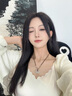 七彩云南和田玉白玉吊墜如意平安鎖長(cháng)命鎖玉墜玉佩項鏈掛件男女款節日禮物 498白玉如意鎖 曬單實(shí)拍圖