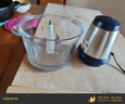 美的（Midea）絞肉機(jī)家用 絞餡機(jī) 碎肉機(jī) 電動(dòng)多功能料理攪拌餃子肉餡蒜蓉機(jī)不銹鋼輔食 攪肉機(jī)LZ25Easy225 約2L 曬單實(shí)拍圖