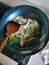 拜格正宗章丘烤藍鐵鍋已開(kāi)鍋無(wú)涂層山東炒菜鍋不粘鍋家用老式手工炒鍋 【已開(kāi)鍋】章丘鏡面烤藍鐵鍋 32cm 曬單實(shí)拍圖