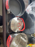 京東京造304不銹鋼燒水壺鍋具用品野外炊具便攜露營(yíng)裝備含袋三合一套鍋 曬單實(shí)拍圖