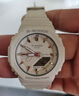 卡西歐（CASIO）手表女G-SHOCK簡約白色運動電子日韓表女友七夕禮物GMA-S2100-7A 曬單實拍圖