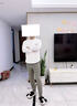 蒙羊王秋衣秋褲套裝男士80S莫代爾保暖內(nèi)衣v領(lǐng)秋衣秋褲內(nèi)穿打底套裝 灰綠色（單褲） XL (175) 曬單實拍圖
