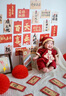 G.DUCKKIDS小黃鴨一周歲禮服男寶寶抓周衣服國風(fēng)百天百日宴滿月嬰兒衣服夏季 紅色+香囊 73cm 73碼3-7月建議寶寶6-8公斤 曬單實(shí)拍圖