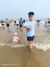 鴻星爾克（ERKE）泳褲男士雙層防尷尬平角寬松速干 度假沙灘褲泡溫泉泳衣游泳裝備 曬單實拍圖
