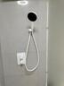 九牧（JOMOO）暗裝酒店花灑套裝數顯恒溫全銅入墻式隱藏預埋熱熔嵌入式瀑布花灑 旗艦款槍灰色-三功能（恒溫款） 曬單實(shí)拍圖