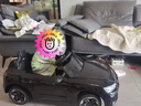 星辰皓奧迪兒童電動車四驅(qū)汽車遙控四輪寶寶玩具車可坐人童車RSGT 黑色+四驅(qū)+遙控+搖擺+皮座+軟輪 曬單實拍圖