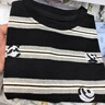 G.DUCKKIDS童裝男童套裝夏季2025新款夏裝條紋短袖兒童衣服男孩中小童休閑裝 黑色 90碼建議1~2歲【 80-90】cm 曬單實(shí)拍圖