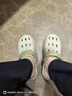 卡帝樂鱷魚（CARTELO）洞洞鞋男夏季涼鞋男外穿厚底沙灘鞋透氣男士涼拖鞋 薄荷綠 42/43 曬單實(shí)拍圖