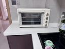 蘇泊爾（SUPOR）【國家補貼】家用多功能大容量42L電烤箱 上下獨立控溫帶爐燈多層烤位 專業(yè)烘焙奶油白OJ42A802 曬單實拍圖