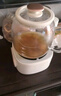 美的（Midea）花漾0膠水全玻璃全自動(dòng)養(yǎng)生壺 辦公室多功能煮茶壺 燒水壺恒溫電熱水壺煮茶器花茶壺1L YS10B101 曬單實(shí)拍圖