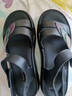 紅蜻蜓涼鞋女平底媽媽軟皮軟底民族風(fēng)女士中跟沙灘鞋女WTK240801黑色36 曬單實(shí)拍圖