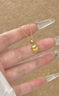 中國黃金（CHINA GOLD）黃金項鏈女足金四葉草吊墜純金掛墜生日七夕情人節(jié)禮物送女友老婆 吊墜金重約0.8g*配銀鏈*工費150【甄選禮盒】 曬單實拍圖