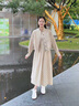 安踏板鞋女鞋2025新款秋季防潑水耐磨低幫休閑運動(dòng)板鞋軟底小白鞋女 象牙白/朱赤紅 【新元年2】 37.5 曬單實(shí)拍圖