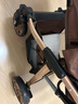 ANGI BABY嬰兒推車可坐可躺嬰兒車輕便折疊新生兒減震高景觀雙向兒童手推車 輕奢香檳金【一鍵收車+四輪EVA】 曬單實拍圖