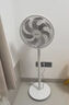 美的（Midea）電風扇 家用七葉立式落地扇宿舍臥室輕音節(jié)能搖頭桌面小風扇大風力空氣循環(huán)風扇 SAF30AC  曬單實拍圖