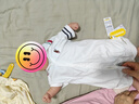 DUUDUU新生兒夏季純棉衣服周歲寶寶短袖連體衣嬰兒外出哈衣 白  80cm  曬單實拍圖
