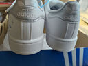 阿迪達斯 （adidas）三葉草女鞋板鞋 秋季新品時尚潮流貝殼頭休閑鞋低幫小白鞋運動鞋 JQ8777/白/金屬銀/清澈粉 36.5 (225mm) 曬單實拍圖