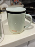 膳魔師（THERMOS）馬克杯不銹鋼茶杯大容量把手杯保溫咖啡杯團購生日禮物TEMC 【鍍鈦茶漏】青提茉莉 400ml 曬單實(shí)拍圖