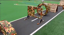 兒童幼兒戶外軍事體能訓練障礙器材迷彩酷跑攀爬訓練感統(tǒng)訓練器材 幼兒跑酷組合11件套 曬單實拍圖