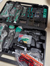 綠林42件21V沖擊鋰電鉆套裝多功能家用工具箱維修套裝【送27件配件】 曬單實(shí)拍圖