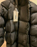 康博中長款連帽泡芙羽絨服女冬季新款寬松保暖時尚外套 黑色 S (80-120斤) 曬單實拍圖