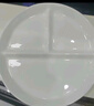 半物生活陶瓷分餐盤減肥專用分格餐盤減脂定量211餐盤家用兒童餐盤早餐盤 曬單實拍圖