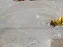 禧天龍塑料衣物收納箱玩具整理箱55L 透明 1個裝 帶輪 曬單實拍圖
